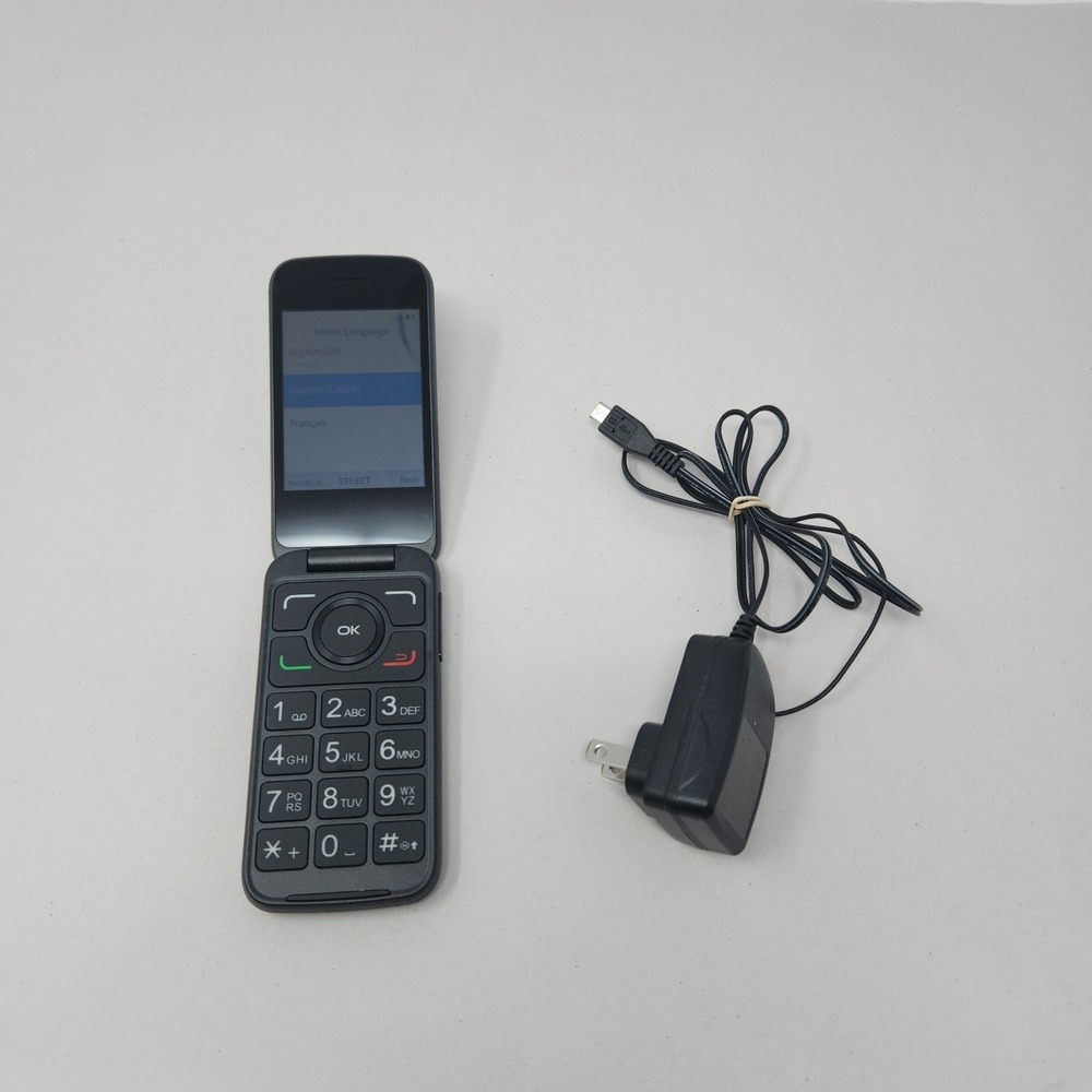 Alcatel A406DL (TracFone) 4G LTE Camera Flip Phone